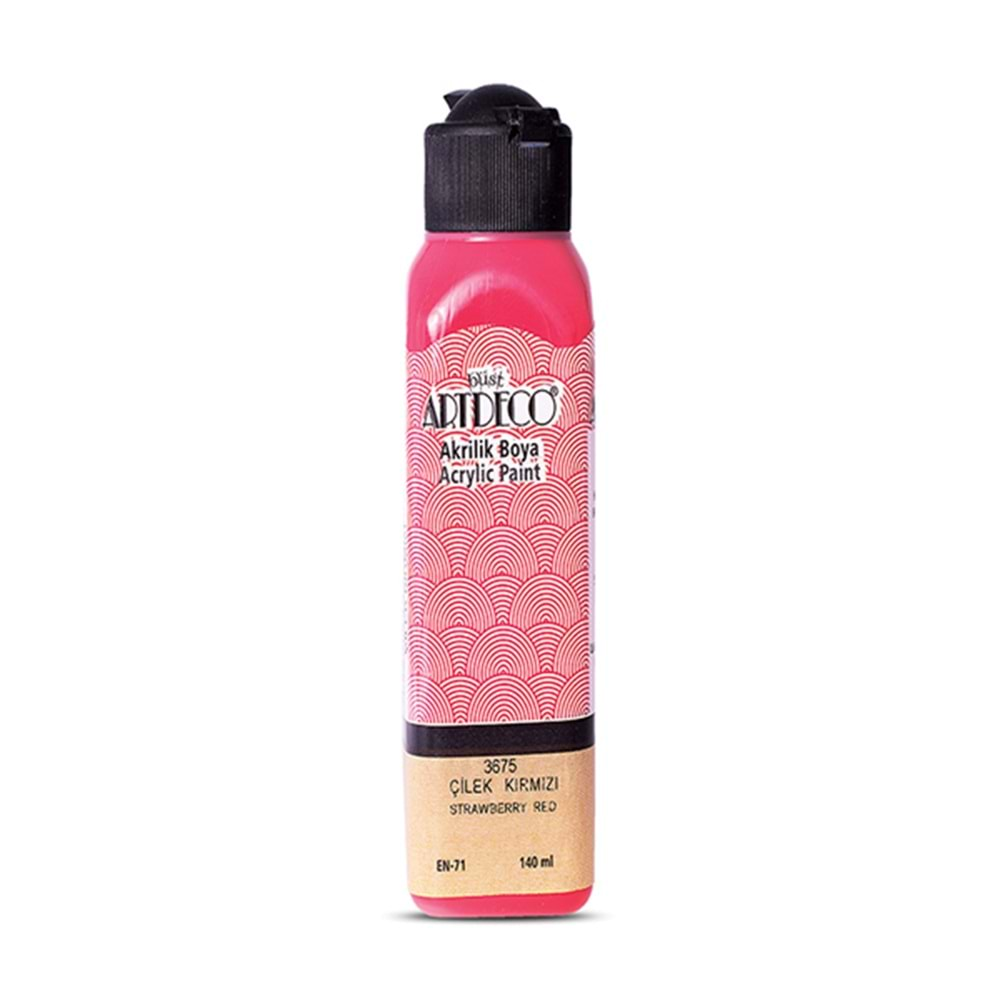 Artdeco Akrilik Boya 140Ml 3675 Çilek Kırmızı