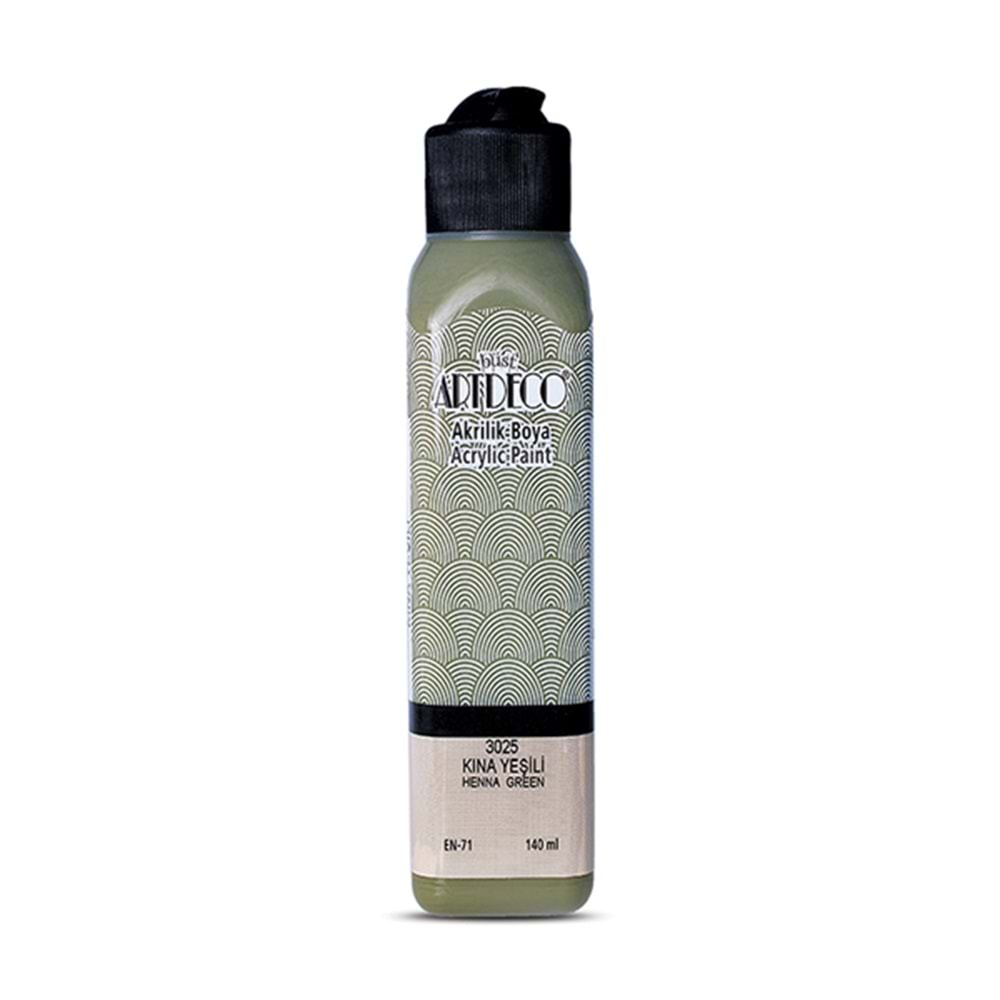 Artdeco Akrilik Boya 140Ml 3025 Kına Yeşili