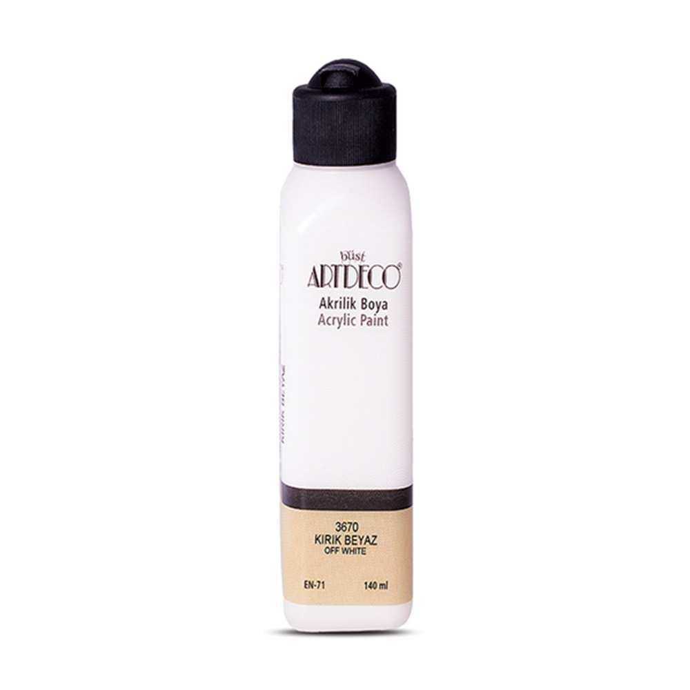 Artdeco Akrilik Boya 140Ml 3670 Kırık Beyaz