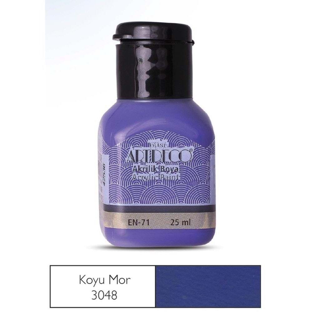 Artdeco Akrilik Boya 25Ml 3048 Koyu Mor