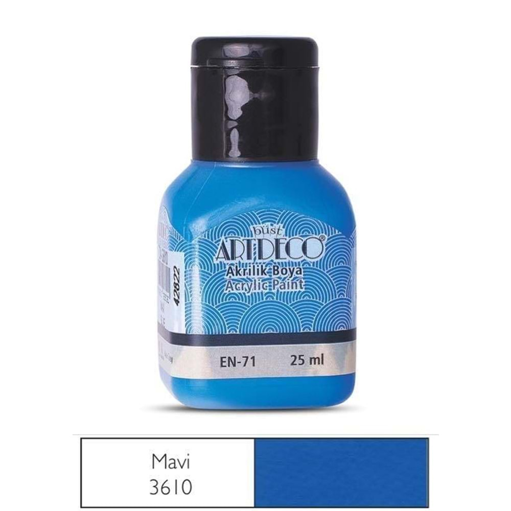 Artdeco Akrilik Boya 25Ml 3610 Mavi