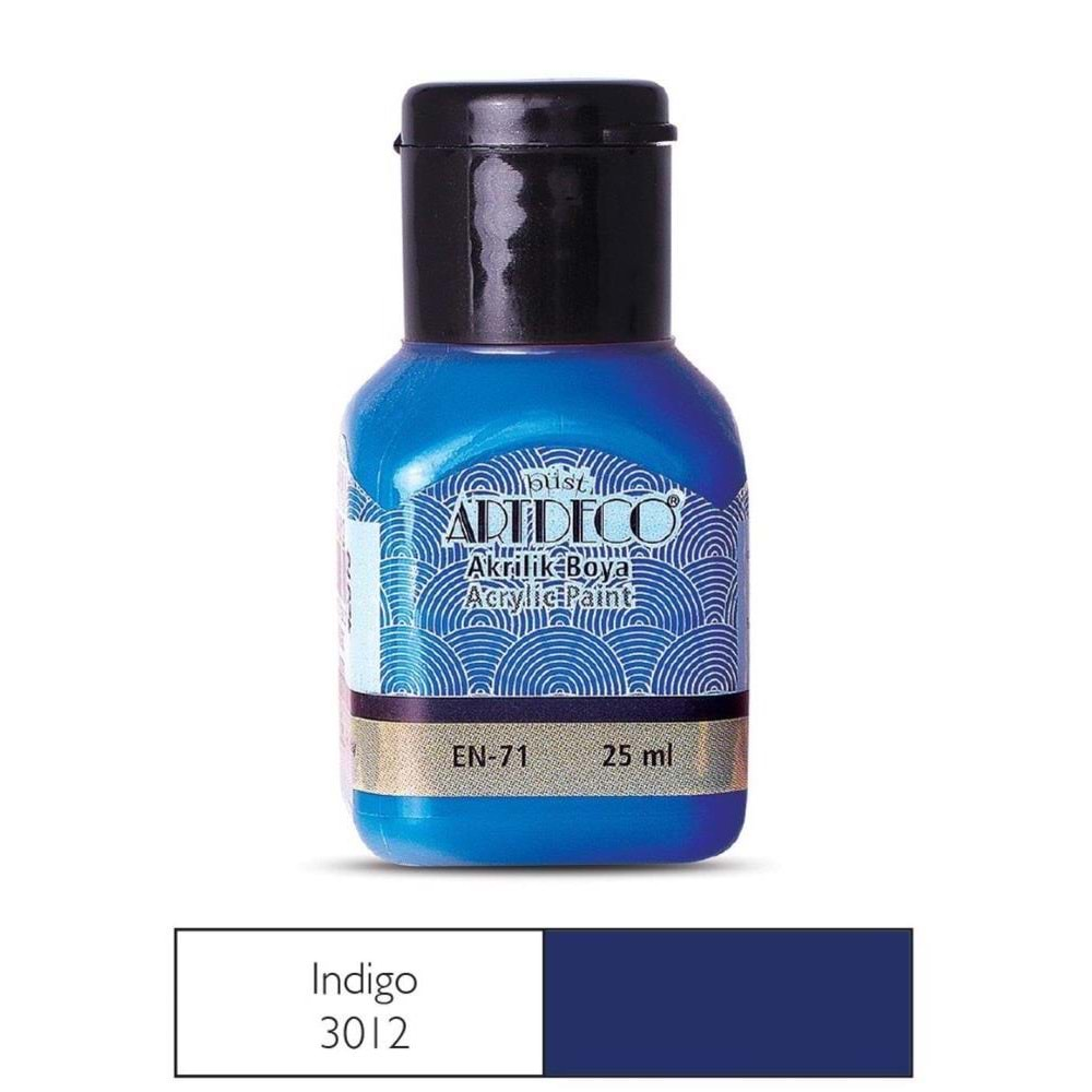 Artdeco Akrilik Boya 25Ml 3012 İndigo