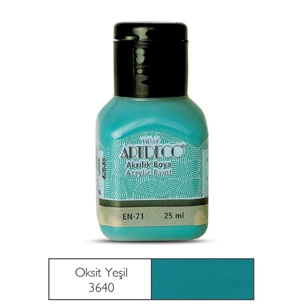 Artdeco Akrilik Boya 25Ml 3640 Oksit Yeşil