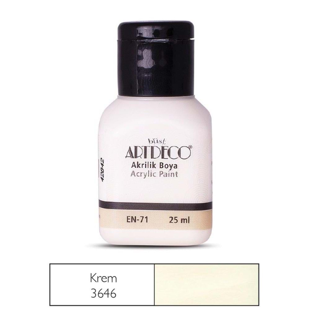 Artdeco Akrilik Boya 25Ml 3646 Krem