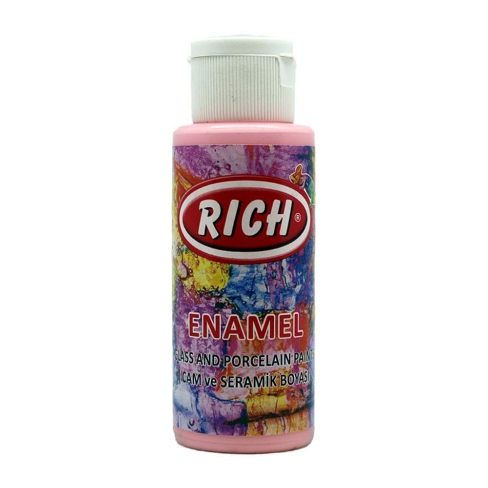 Rich Enamel Cam-Seramik Boyası 70Cc 311 Açık Pembe