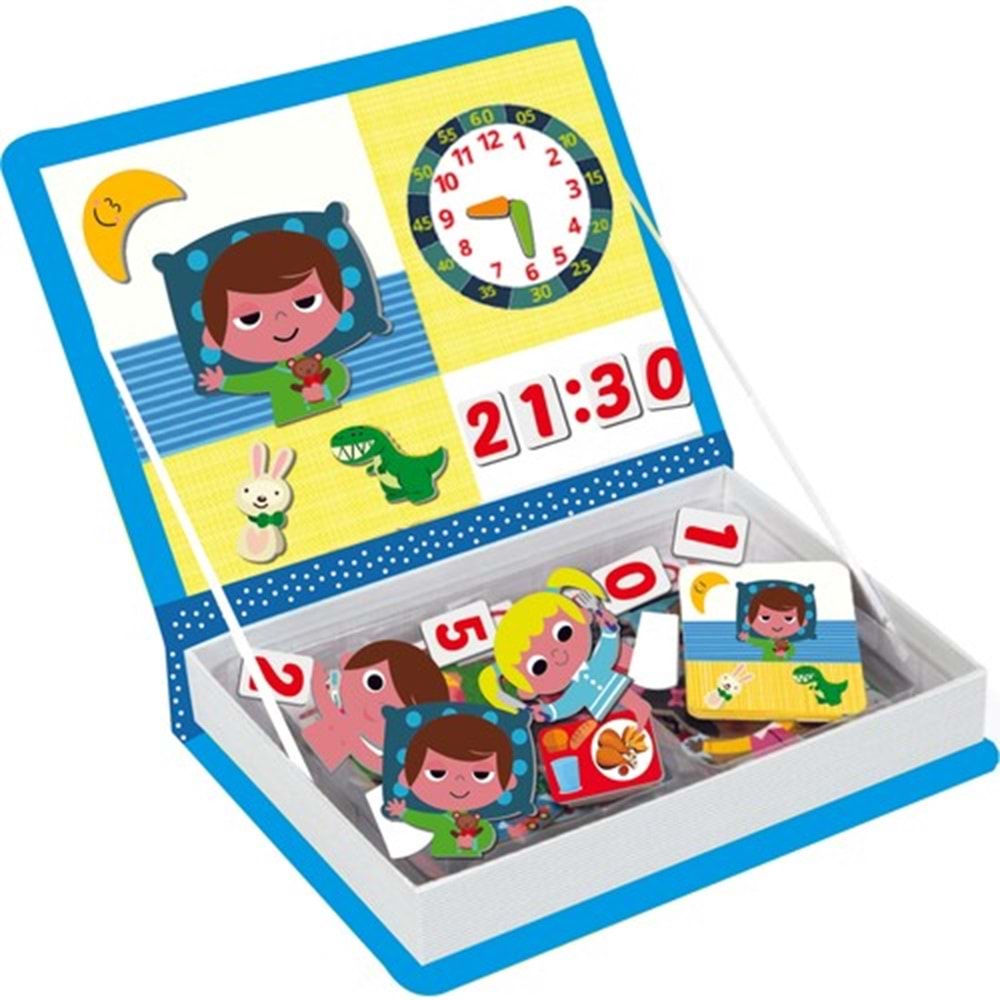 Dıy Toy Magnet Iq Zamanı Öğreniyorum 3-8 Yaş 69 Parça