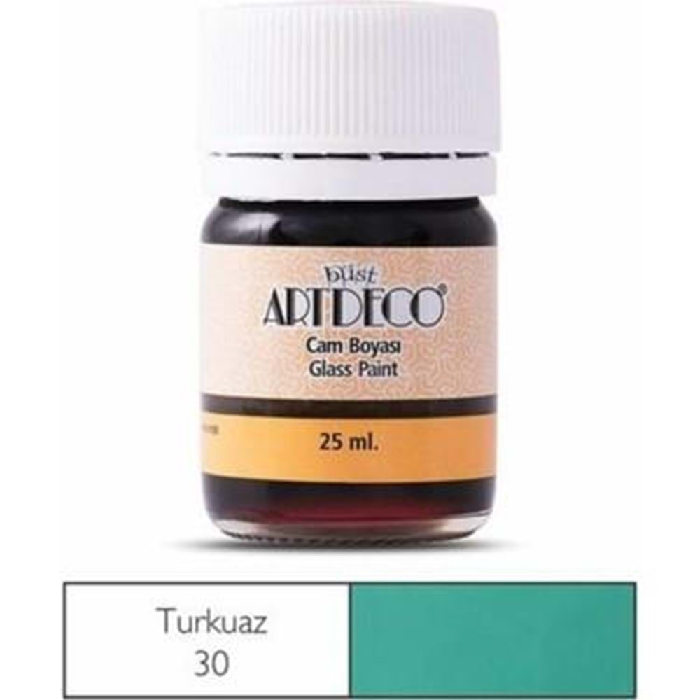 Artdeco Cam Boyası 25Ml Turkuaz 30