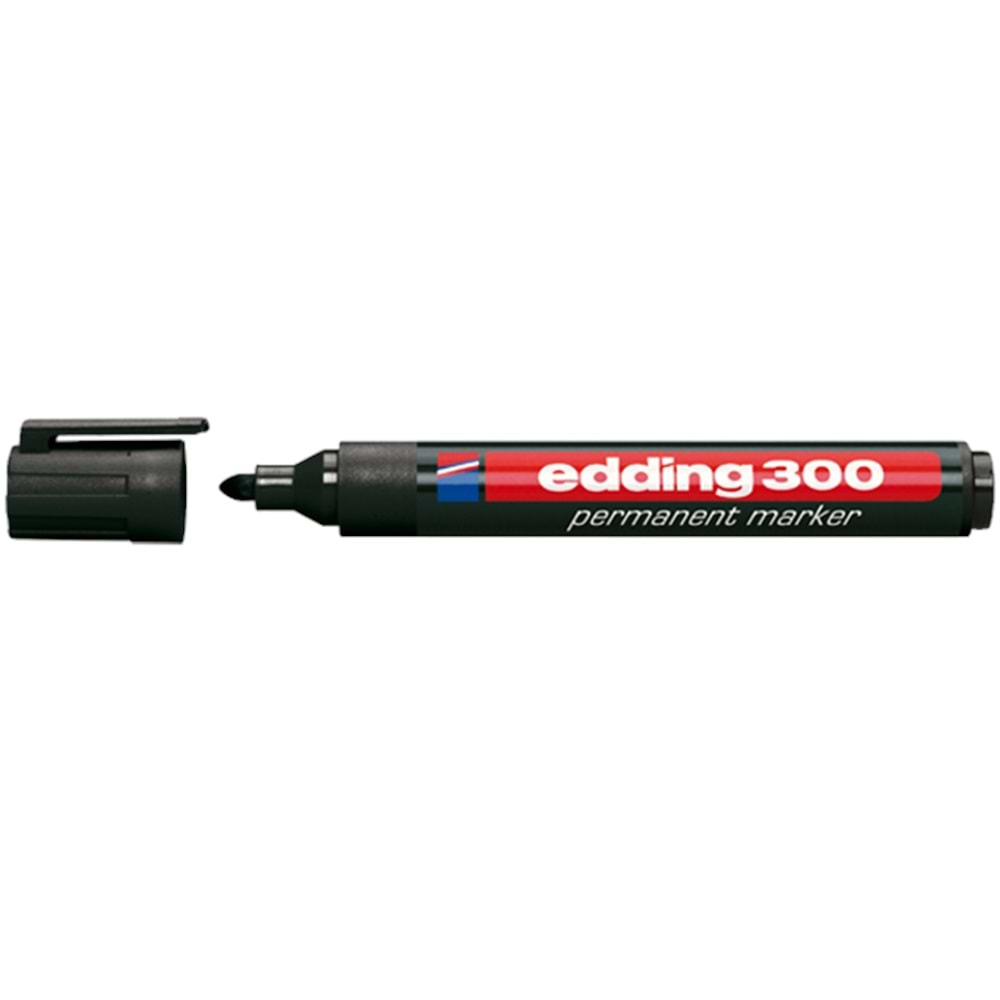 Edding Permanent Marker Siyah E-300 -10