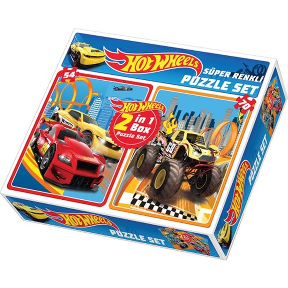 Dıy Toy Puzzle 2İn1 Set Hotwheels Hwp1535