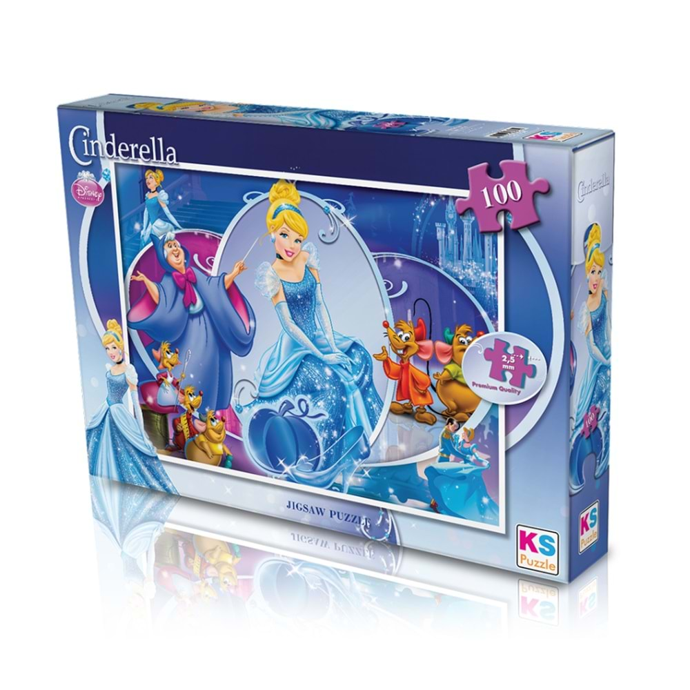 Ks Puzzle-1 Cinderella 100 Prç Crl714