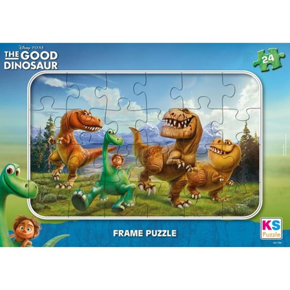 Ks Games Frame Puzzle The Goor Dınosaur 24 Gd704