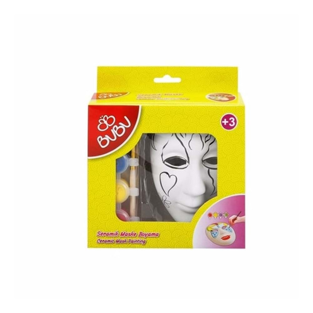 Bubu Seramik Boyama Maske Ms0002