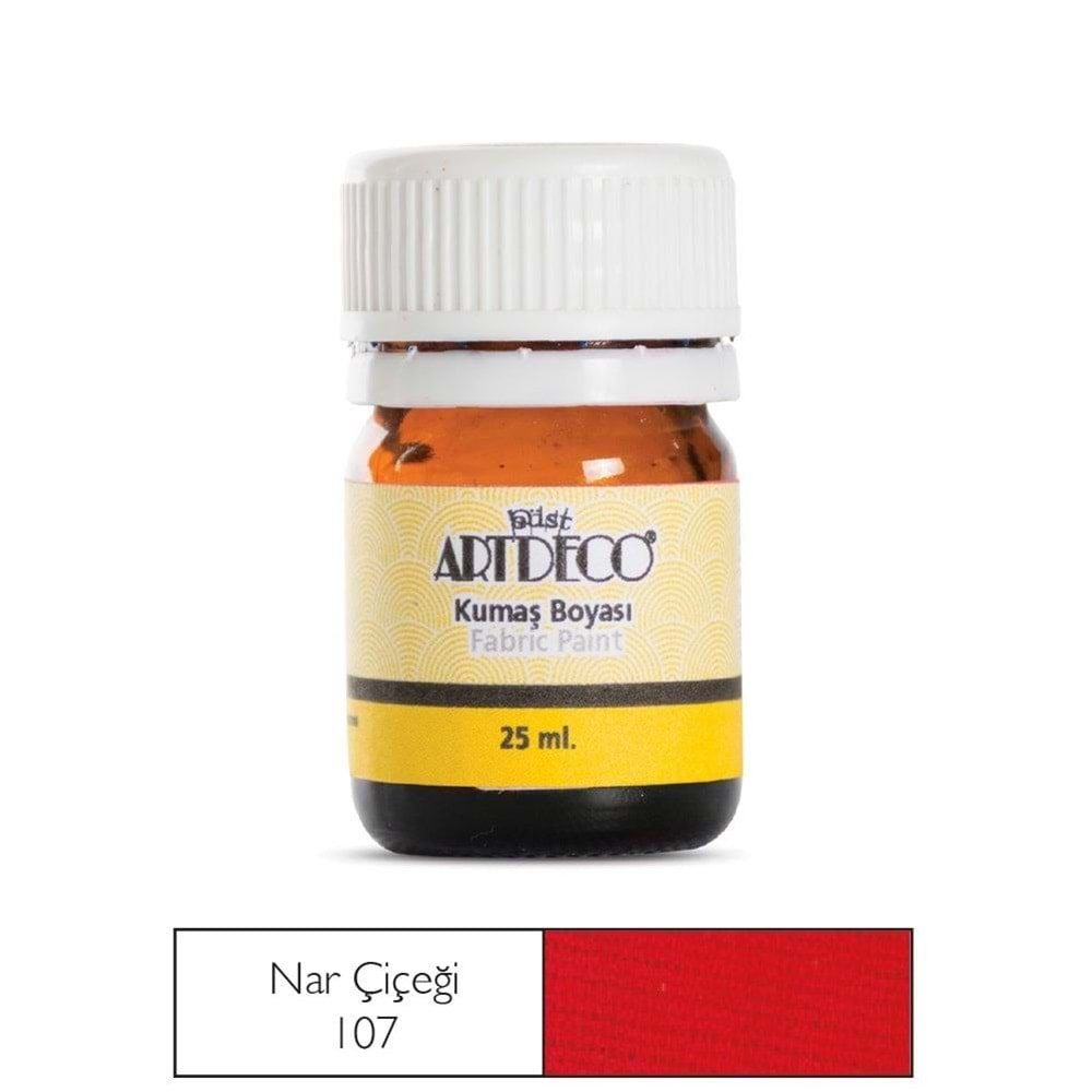 Artdeco Kumaş Boyası 25Ml Nar Çiçeği 107