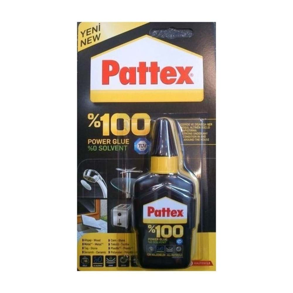 Pattex Çok Amaçlı Yapıştırıcı 50Gr %100 Repaır