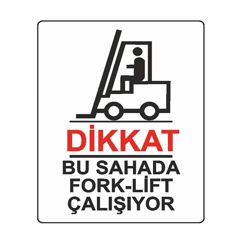 Ekstrafix 204 (Yul-408) 25X35 Dikkat Bu Sahada For