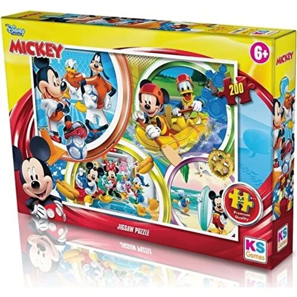 Ks Games Puzzle Mıckey 200 Parça Mchl113