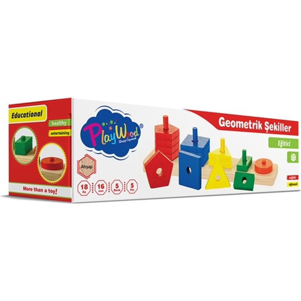 Playwood Kutuda Geometrik Şekiller Ony-305