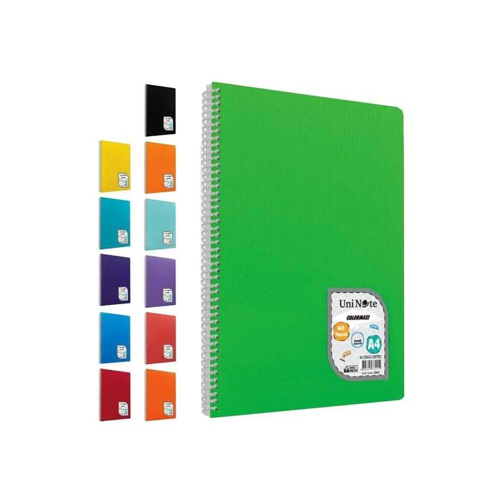 Çınar Defter A4 Kareli Spiralli 72 Yp Pp