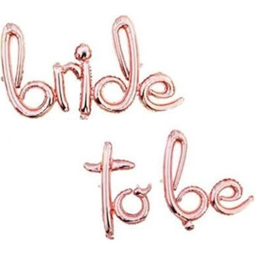 Rps Folyo Balon Bride To Be Rose Birleşik 6733