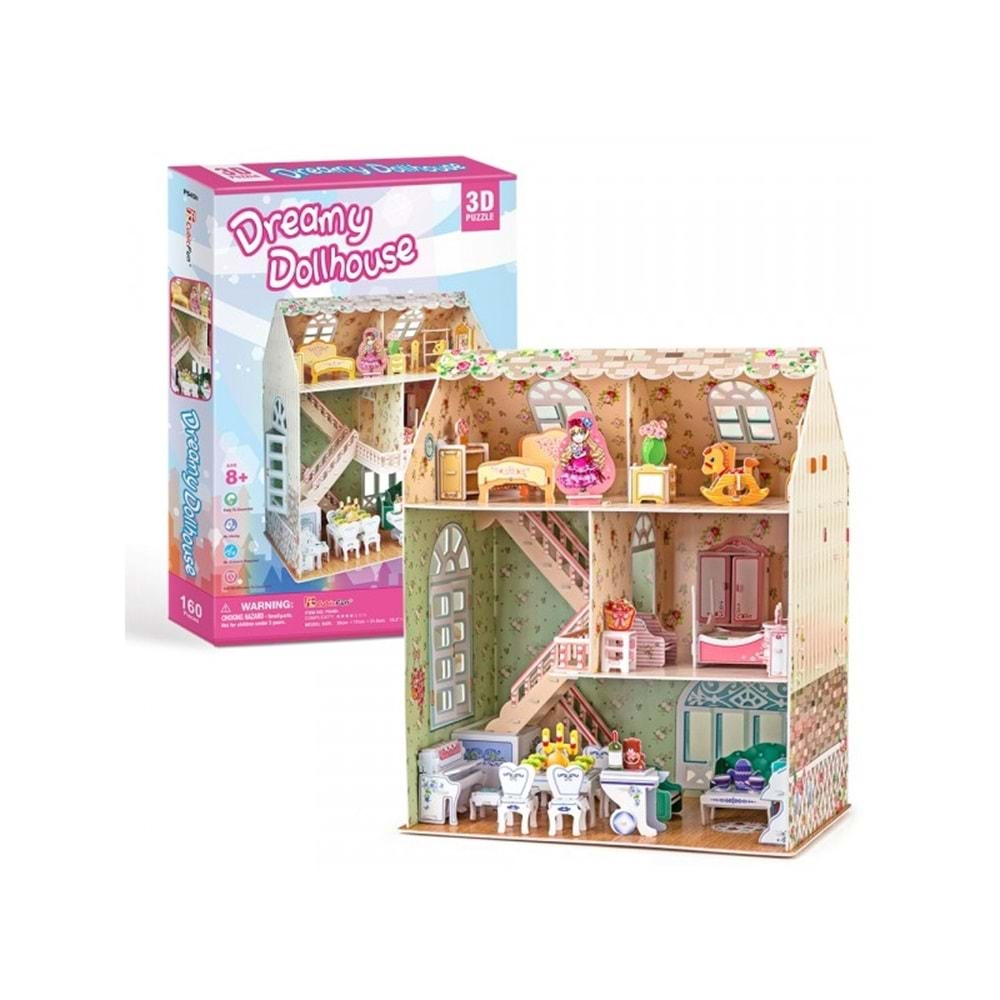 Nc 3D Karton Puzzle Dreamy Dollhouse P645H