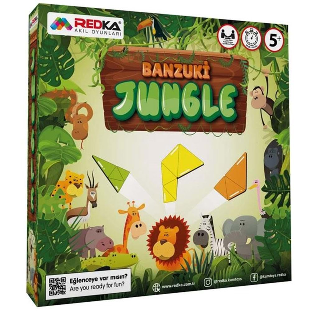 Redka Bankuzi Jungle Rd5467 Akıl, Zeka ve Strateji Oyunu, Kutu Oyunu