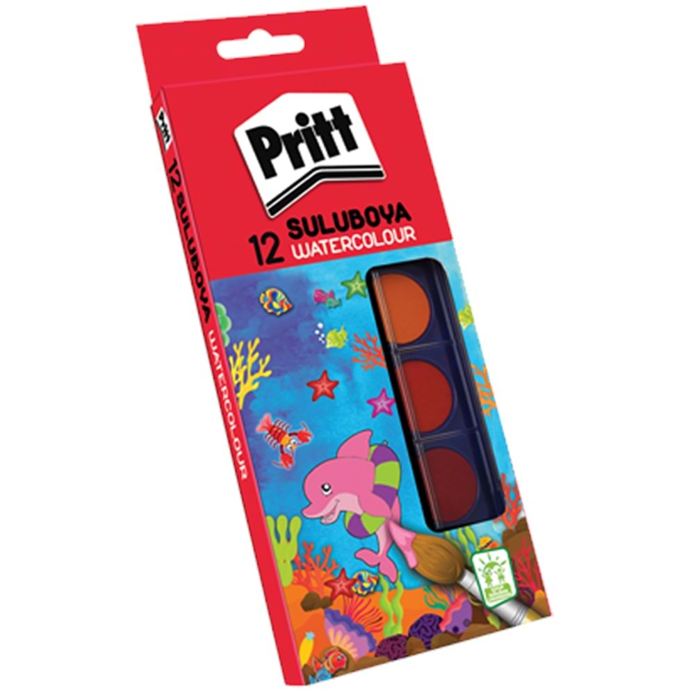 Pritt Sulu Boya 12 Li Büyük Boy 1047948