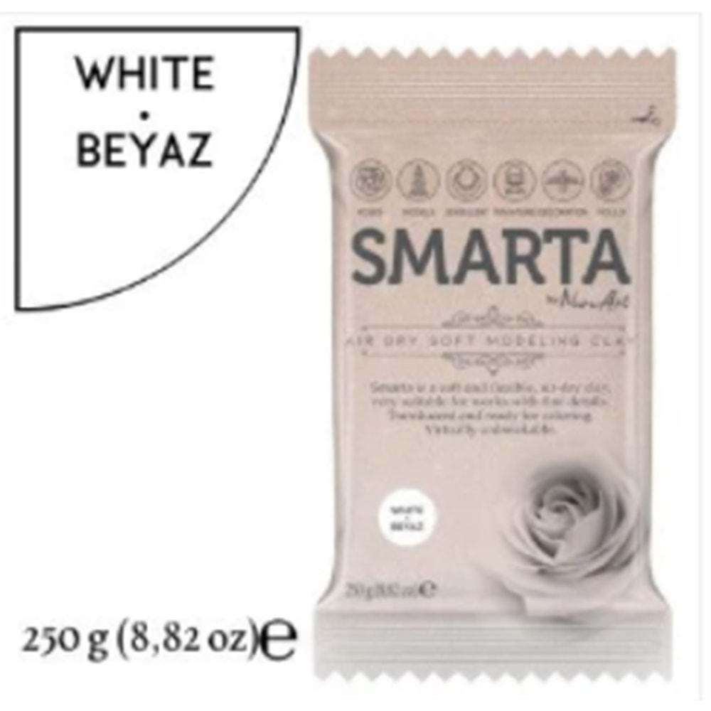 Smarta Akıllı Model Hamuru 250Gr Beyaz