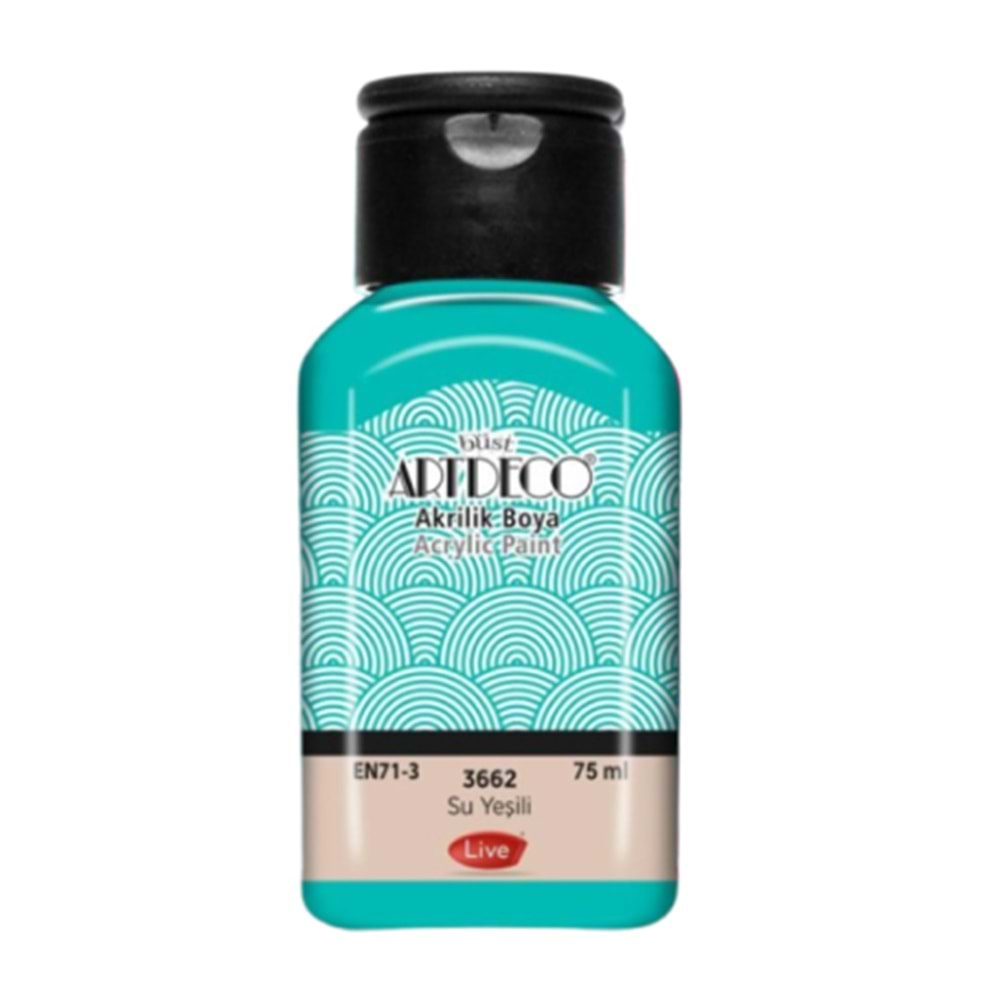 Artdeco Akrilik Boya 75Ml Su Yeşili 3662