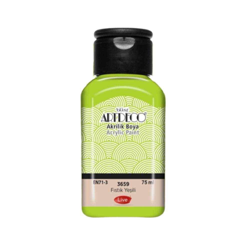 Artdeco Akrilik Boya 75Ml Fıstık Yeşili 3659