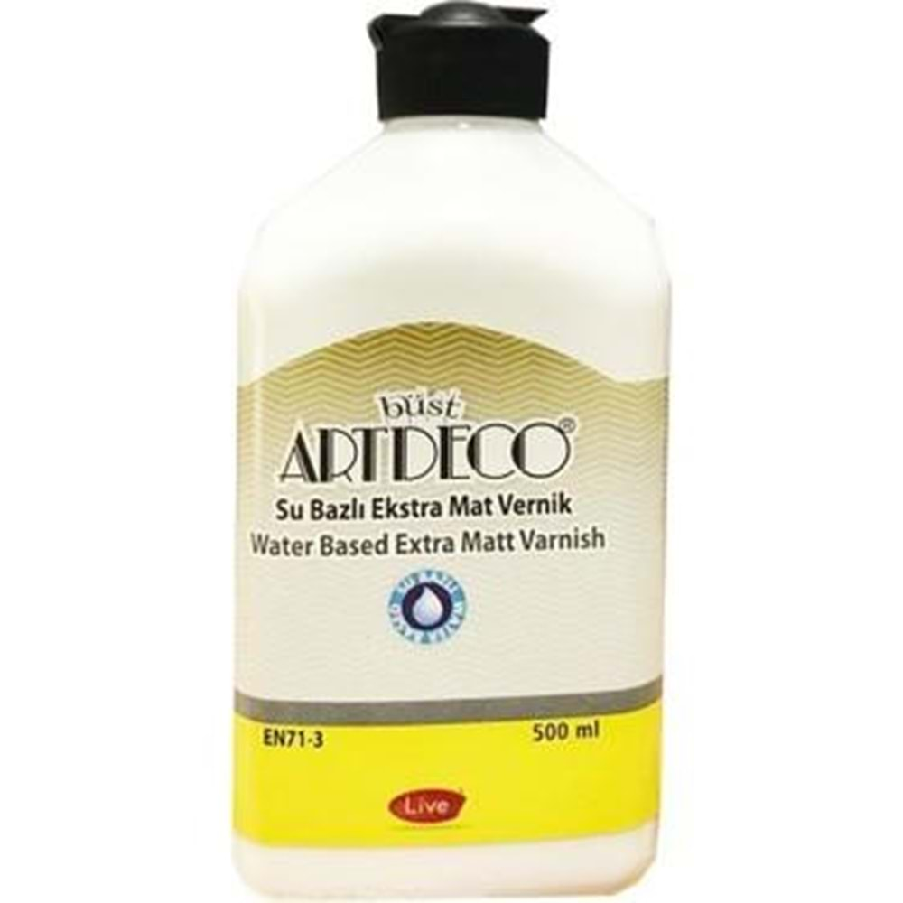 Artdeco Su Bazlı Ekstra Mat Vernik 500Ml