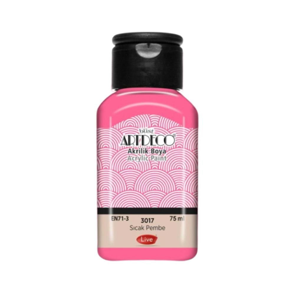 Artdeco Akrilik Boya 75Ml Sıcak Pembe 3017