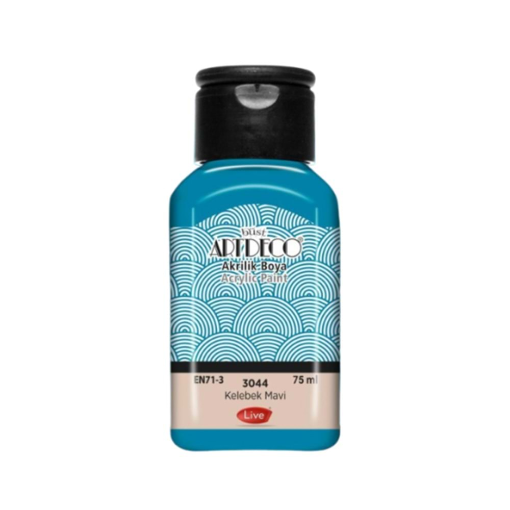 Artdeco Akrilik Boya 75Ml Kelebek Mavi 3044