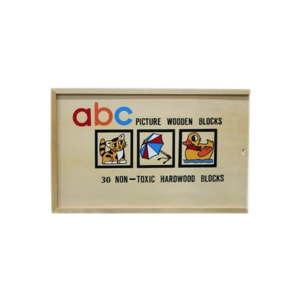 ABC Ahşap Bloklar Puzzle HMH-825TT