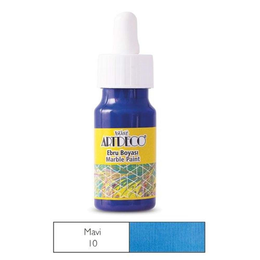 Artdeco Ebru Boyası 30ml Mavi 10