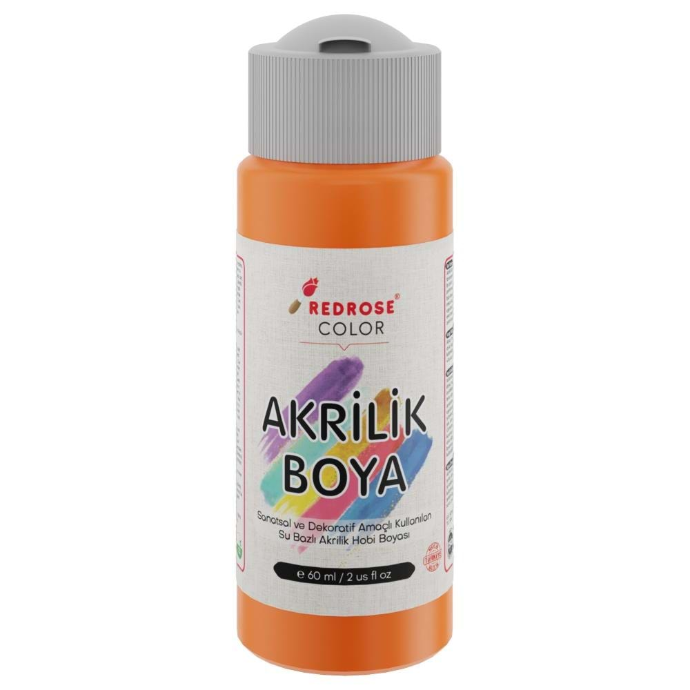 Redrose Akrilik Boya 60ml Turuncu