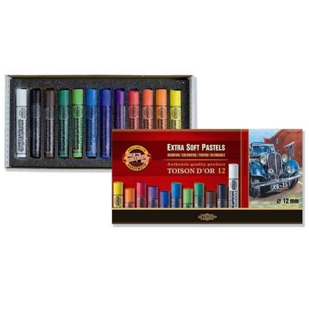 Koh-i-Noor Pastel Boya 12 Renk