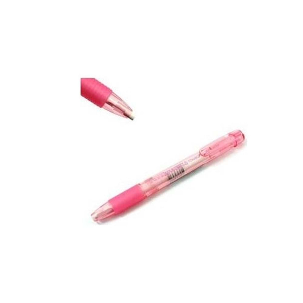 Tombow MONO Knock Kalem Silgi Şeffaf Pembe (1 Adet)