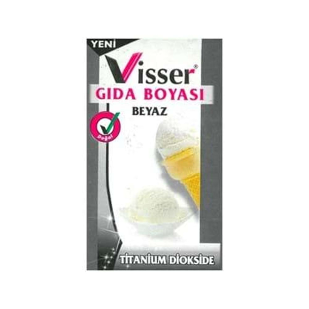 Visser Toz Gıda Boyası 9Gr Beyaz -12-