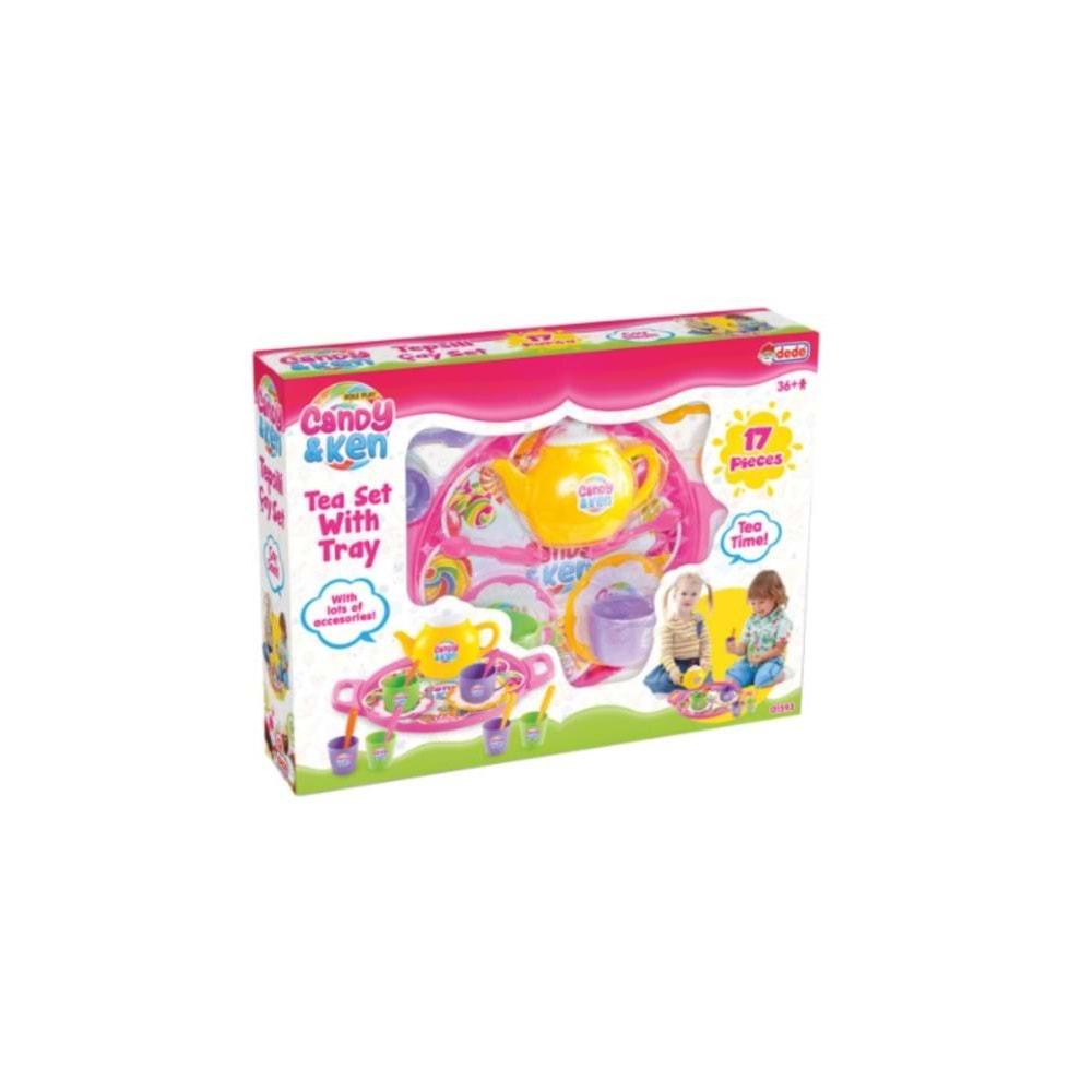 Fen Toys Candy & Ken Tepsili Çay Set 01593