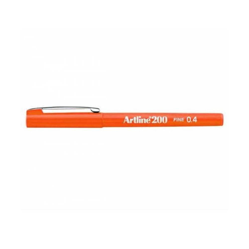 Artline 200N Keçe Uçlu Kalem 0,4Mm Turuncu ( 1 Adet)