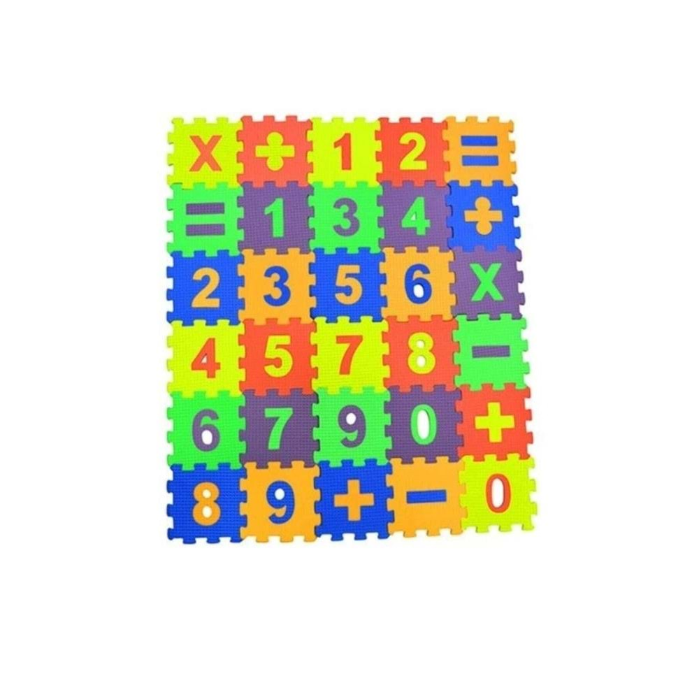 Matrax Oyuncak Eva Puzzle Yer Matı 12x12 7mm Matematik Set