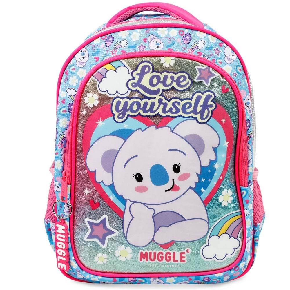 Muggle Mu-8744 Cute Koala Mavi Okul Çantası