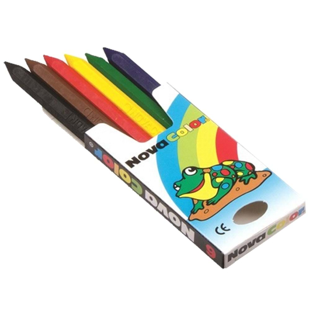 Nova Color Crayon Mum Boya Kısa 6 Lı