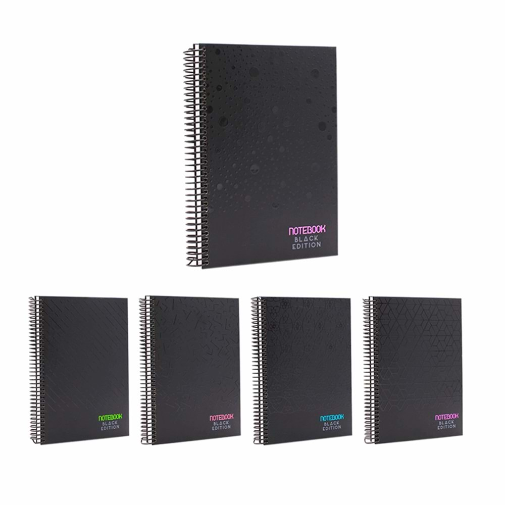 Mikro 17X24 Edition Black Kareli 120Yp Defter