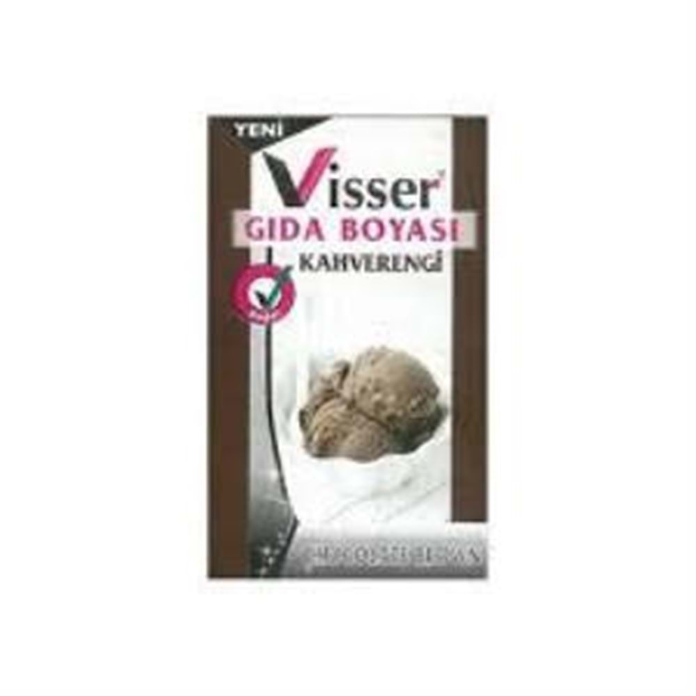 Visser Toz Gıda Boyası 9Gr Kahve -12-