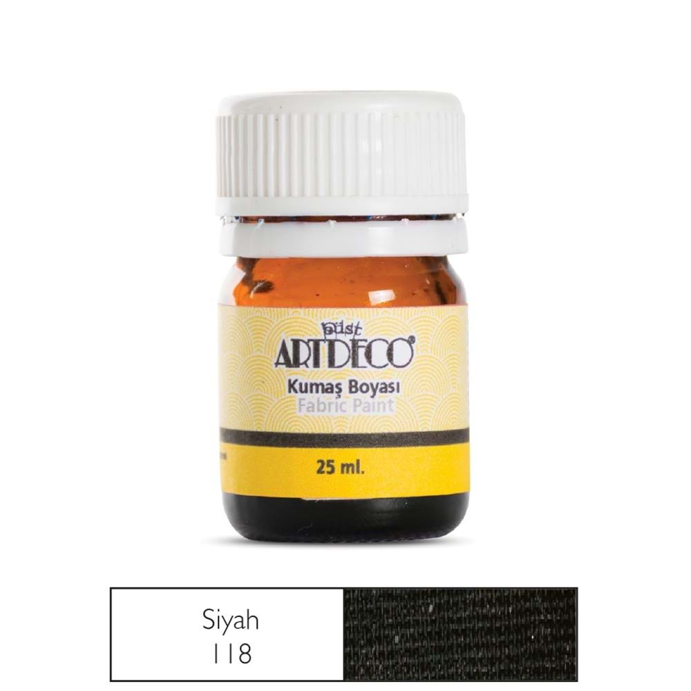 Artdeco Kumaş Boyası 25Ml Siyah 118