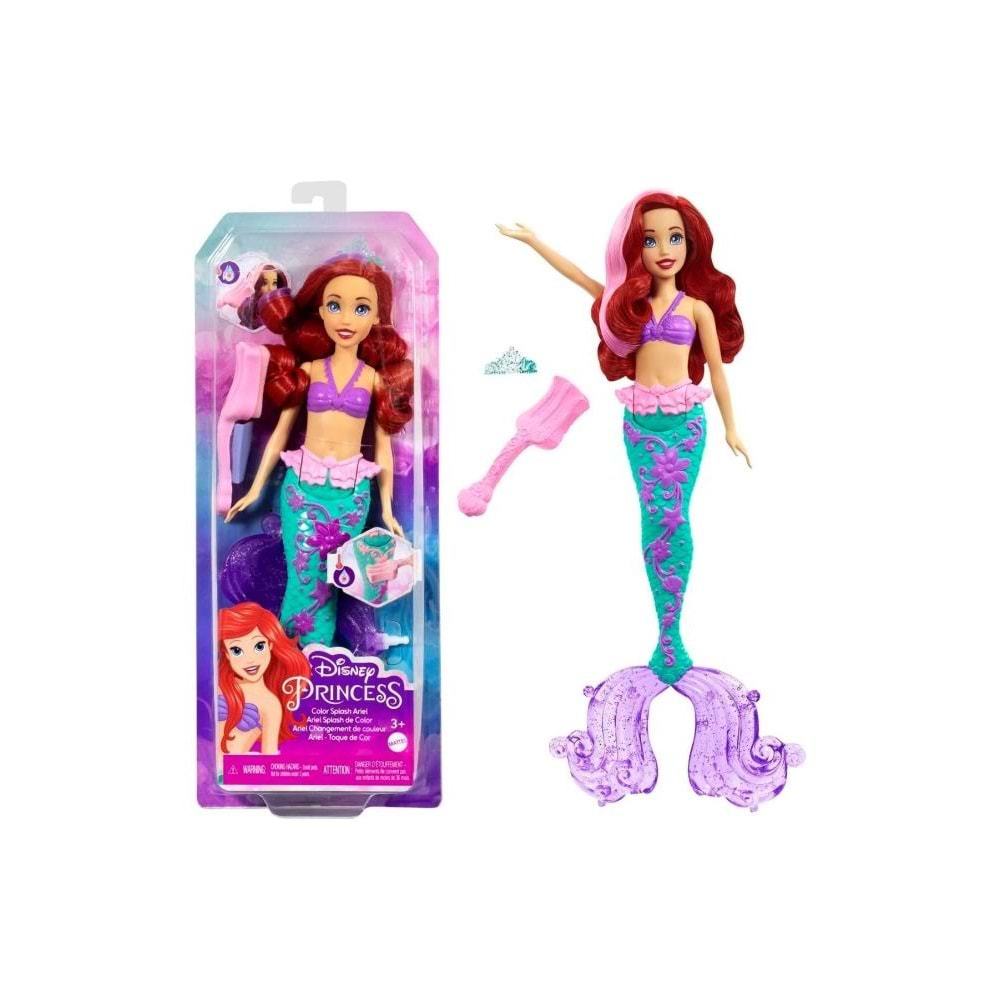 Mattel Renk Değiştiren Saçlı Deniz Kızı Ariel HLW0