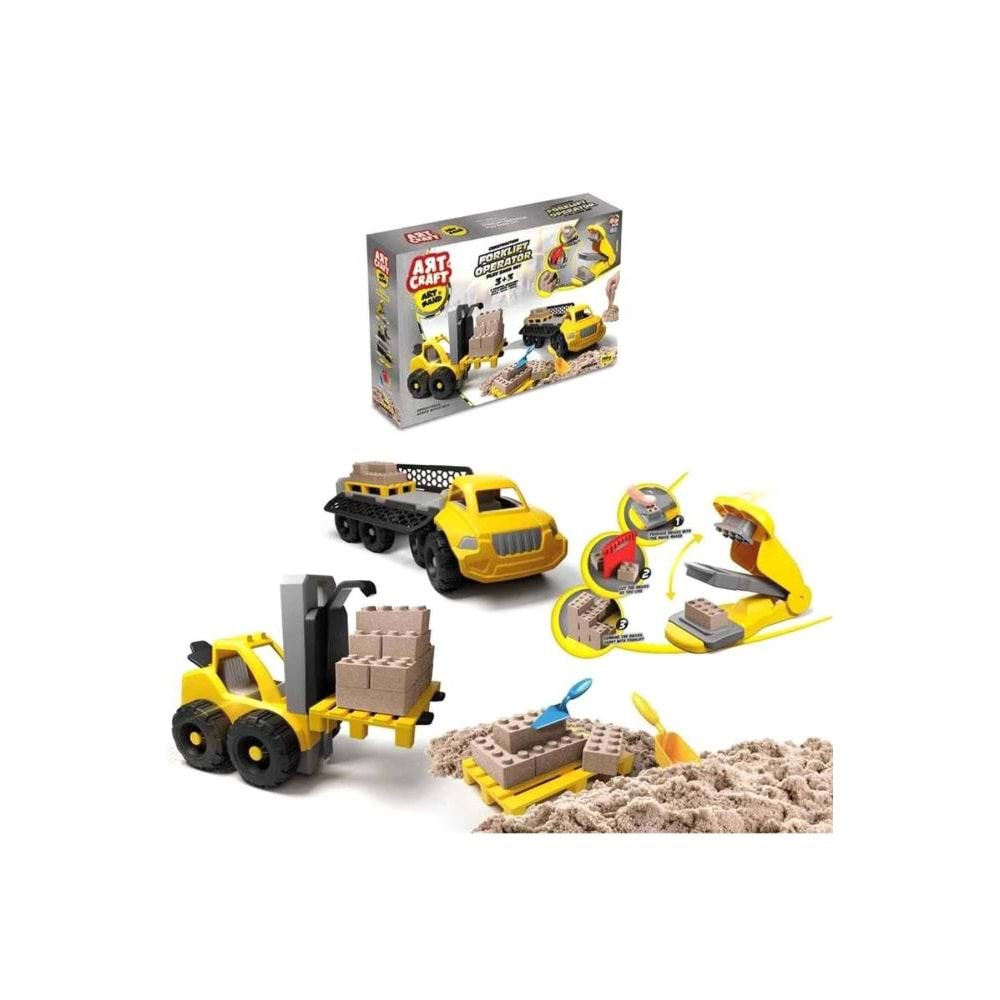 Fen Toys Artsand Forklift Operatör Kum Set 750Gr