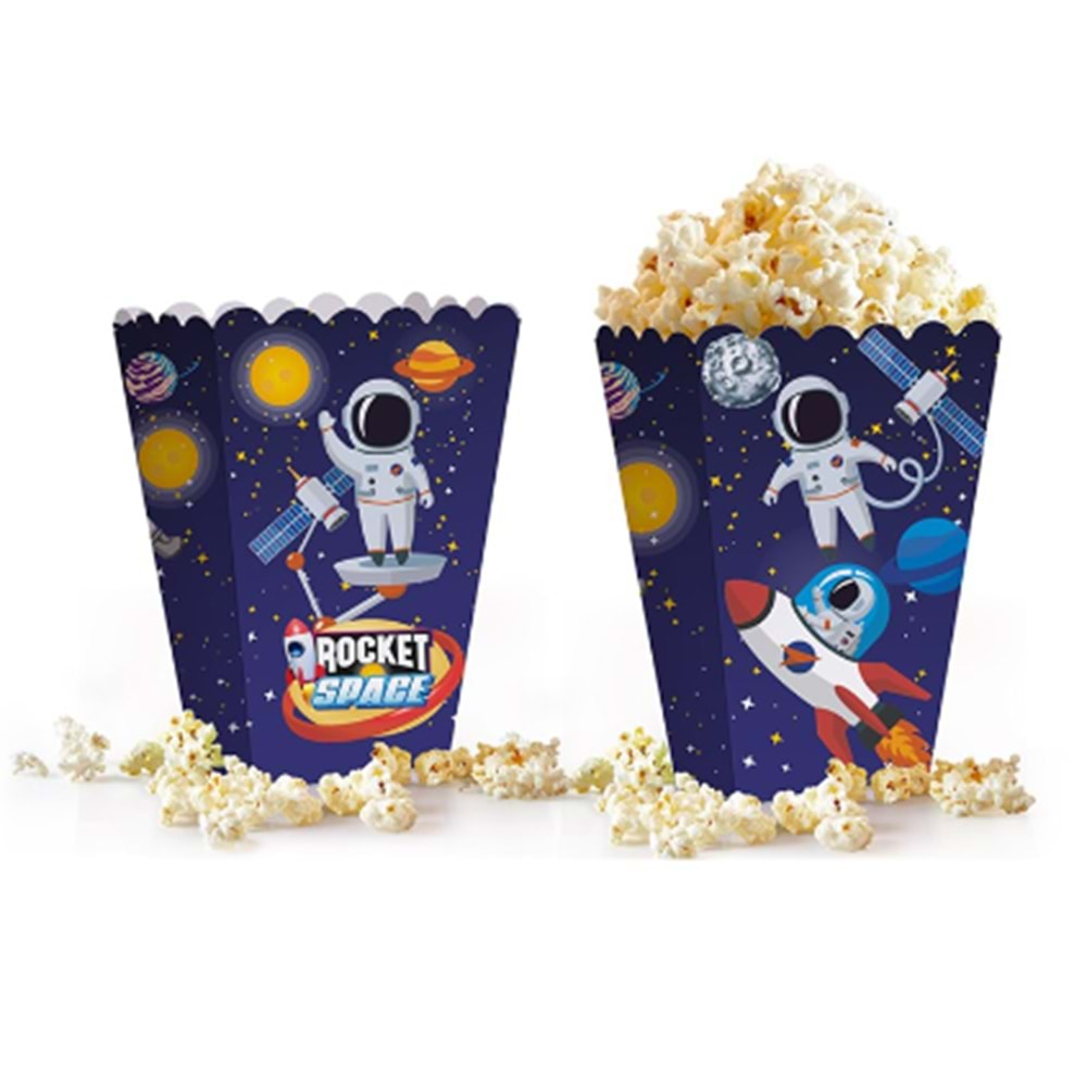 Kika Rocket Space Popcorn Kutusu 8 Li