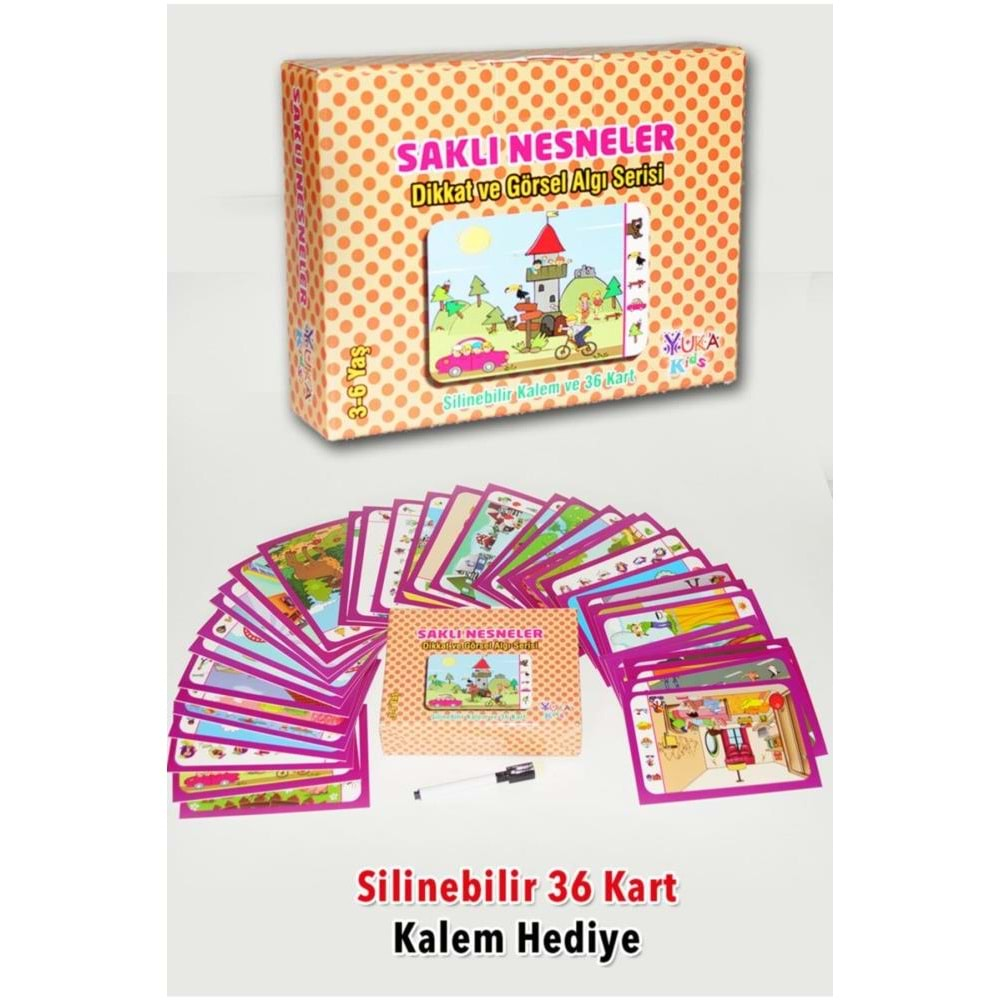 Yuka Kids Saklı Nesneler 3-6 Yaş